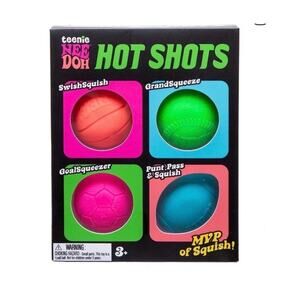 NeeDoh Hot Shots Squishy Balls Easter Basket Fidget Toy Set